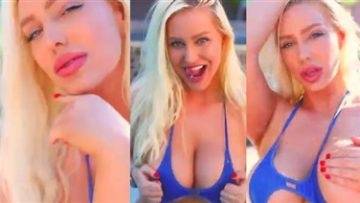 Tara Babcock Blue Monokini Nude Video  on leaks.pics