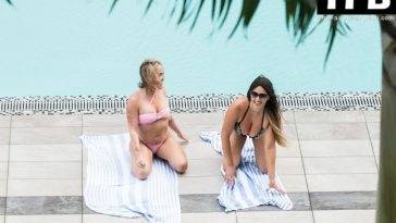 Claudia Romani & Jess Picado Look Sexy at the Pool in Miami on leaks.pics