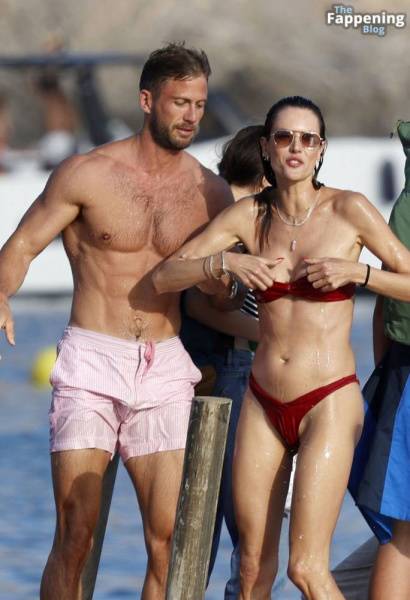 Alessandra Ambrosio is Seen with Alexander Smurfit Enjoying a Swim Together in Ibiza (39 Photos) - Brazil - Ireland on leaks.pics